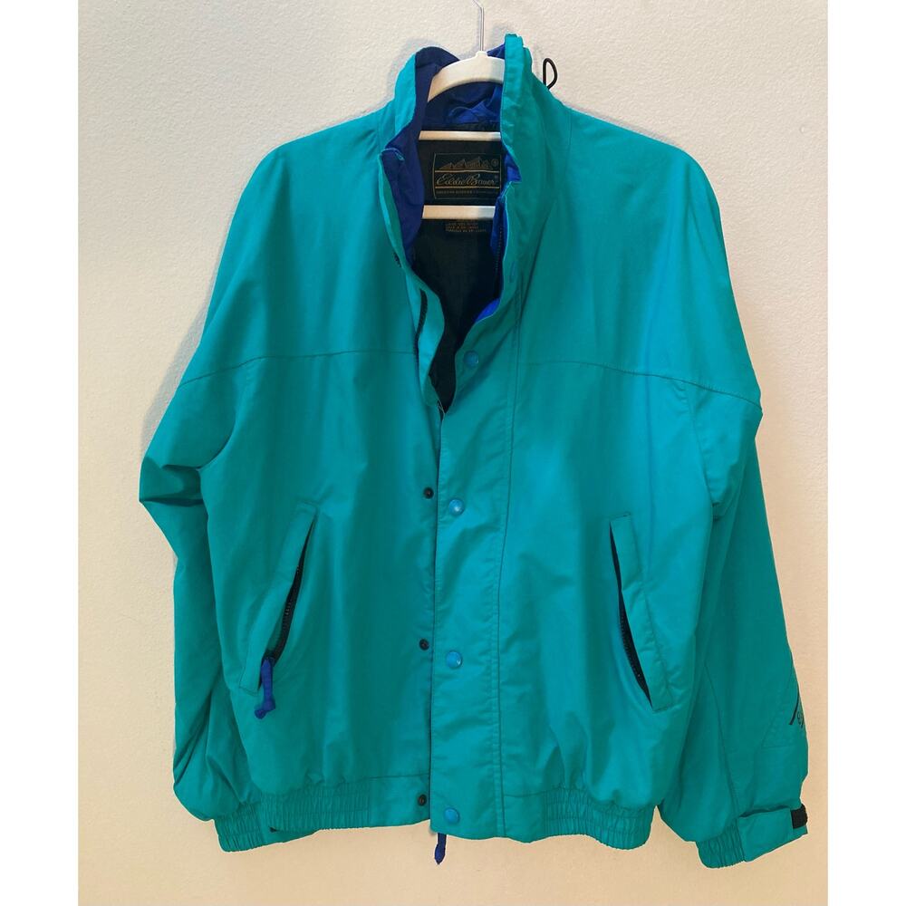 Eddie Bauer Track Jacket Windbreaker ~ Vintage! Men S Women M ~ Dad Style - Picture 2 of 9